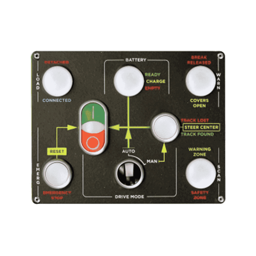 Botonera para AGV Robot de arrastre