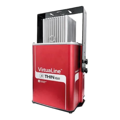 Proyector de seguridad THIN Azul Ángulo estándar