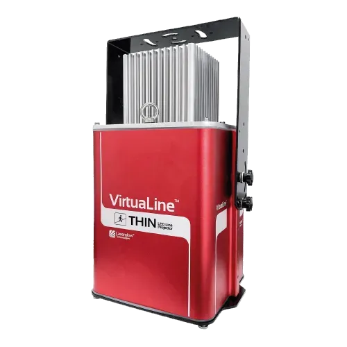 Proyector de seguridad THIN Verde Ángulo estándar