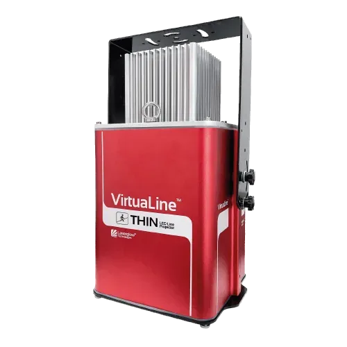 Proyector de seguridad Amarillo THIN Gran angular