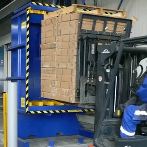 Intercambiador de pallets 180° Carga sin tarima PALLETLESS L