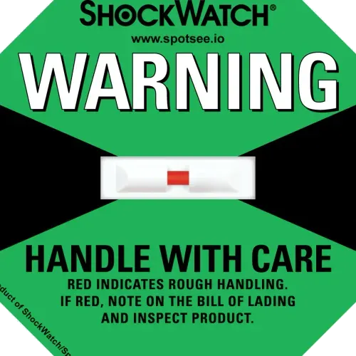 Indicador de impacto ShockWatch Label 100G Verde 200Pzas