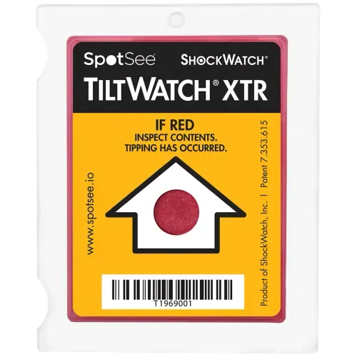Indicador de inclinación 80° TiltWatch XTR 100Pzs