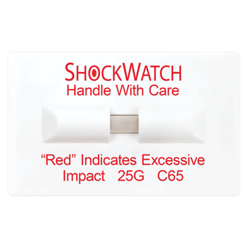 Indicador de impacto ShockWatch SingleTube 65 Miniclip 100pz