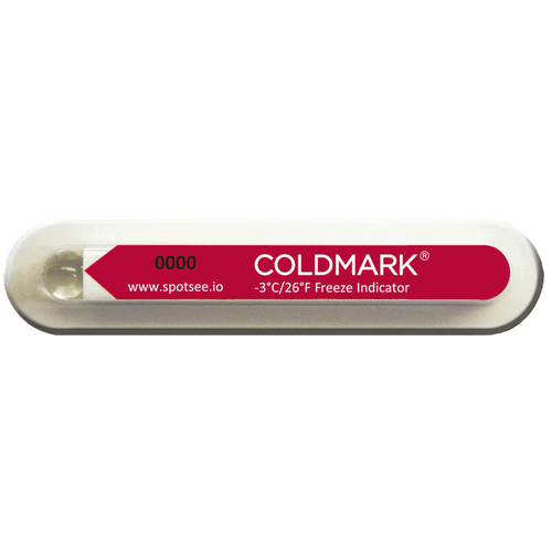 Indicador de temperaturas frías ColdMark -3°C/26°F - 100Pzas