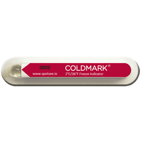 Indicador de temperaturas frías ColdMark 2°C/36°F - 100Pzas