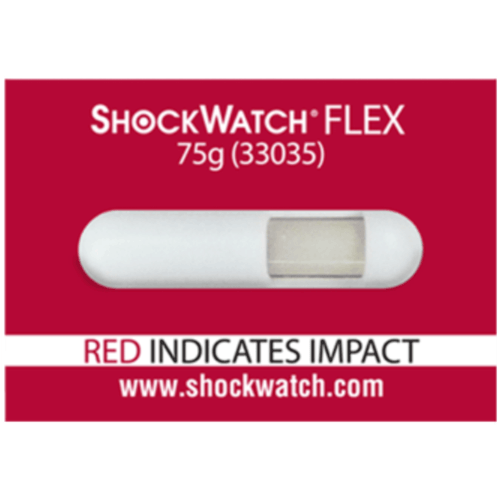 Indicador de impacto ShockWatch DoubleFlex 65 - 100Pzas