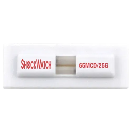 Indicador de impacto ShockWatch DoubleTube 65 Miniclip 100Pz