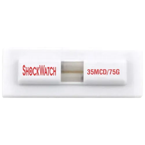 Indicador de impacto ShockWatch DoubleTube 75 Miniclip 100Pz