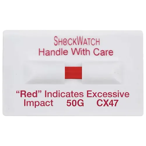 Indicador de impacto ShockWatch SingleTube 47 Miniclip 100pz
