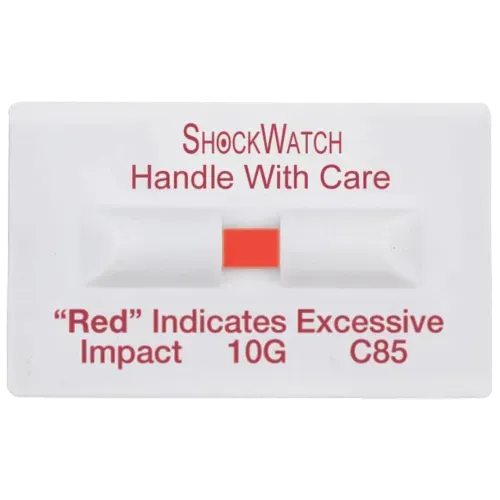 Indicador de impacto ShockWatch SingleTube 75 Miniclip 100pz