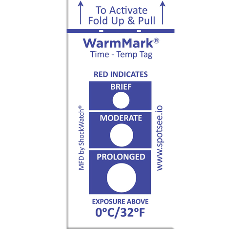 Indicador de temperatura 0°C/32°F - 100 Piezas
