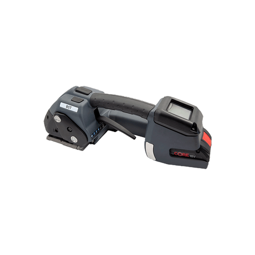 Flejadora manual para fleje de acero 19 mm con batería BST