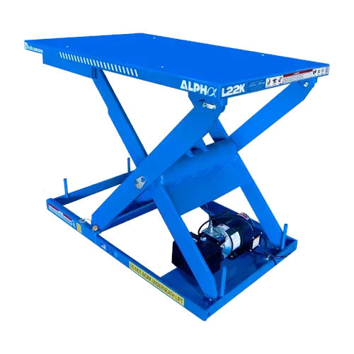 Mesa elevadora fija de tijera 43" 2200Lb Alpha L22K-TT-F