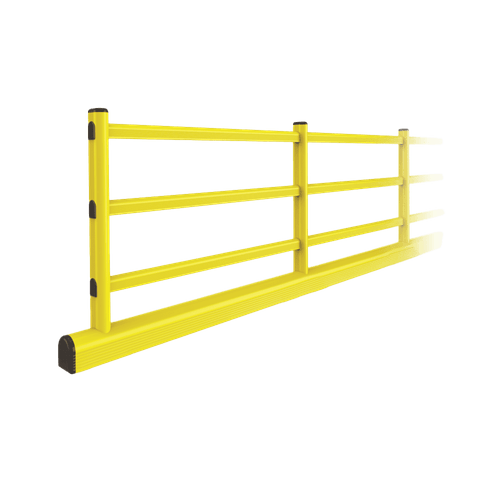 Barrera de seguridad para paso peatonal reforzada